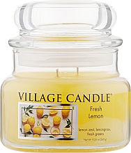 Duftkerze im Glas frische Zitrone - Village Candle Fresh Lemon — Bild N2