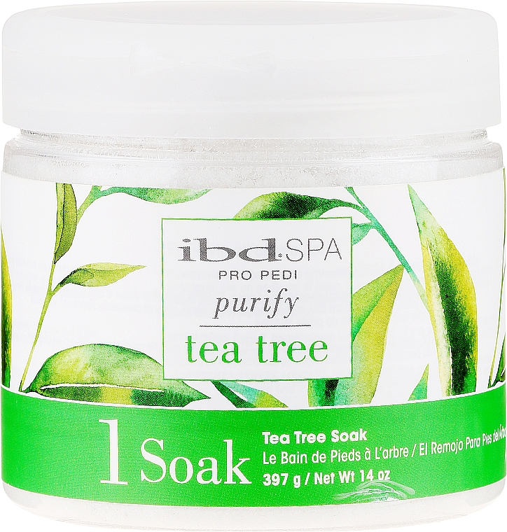 Fußbadesalz mit Teebaumextrakt - IBD Tea Tree Purify Pedi Spa Soak