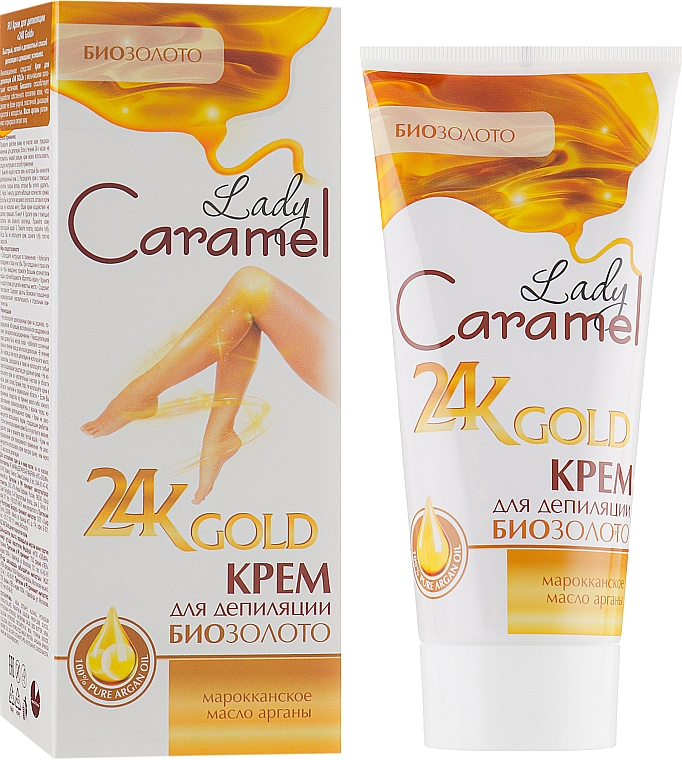 Enthaarungscreme für den Körper - Caramel 24K Gold — Bild N1