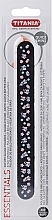 Düfte, Parfümerie und Kosmetik Polier-Nagelfeile 17.5 cm 400/400 Körnung 1460 B schwarz - Titania Rapid Gloss Buffer & Stick On Nails