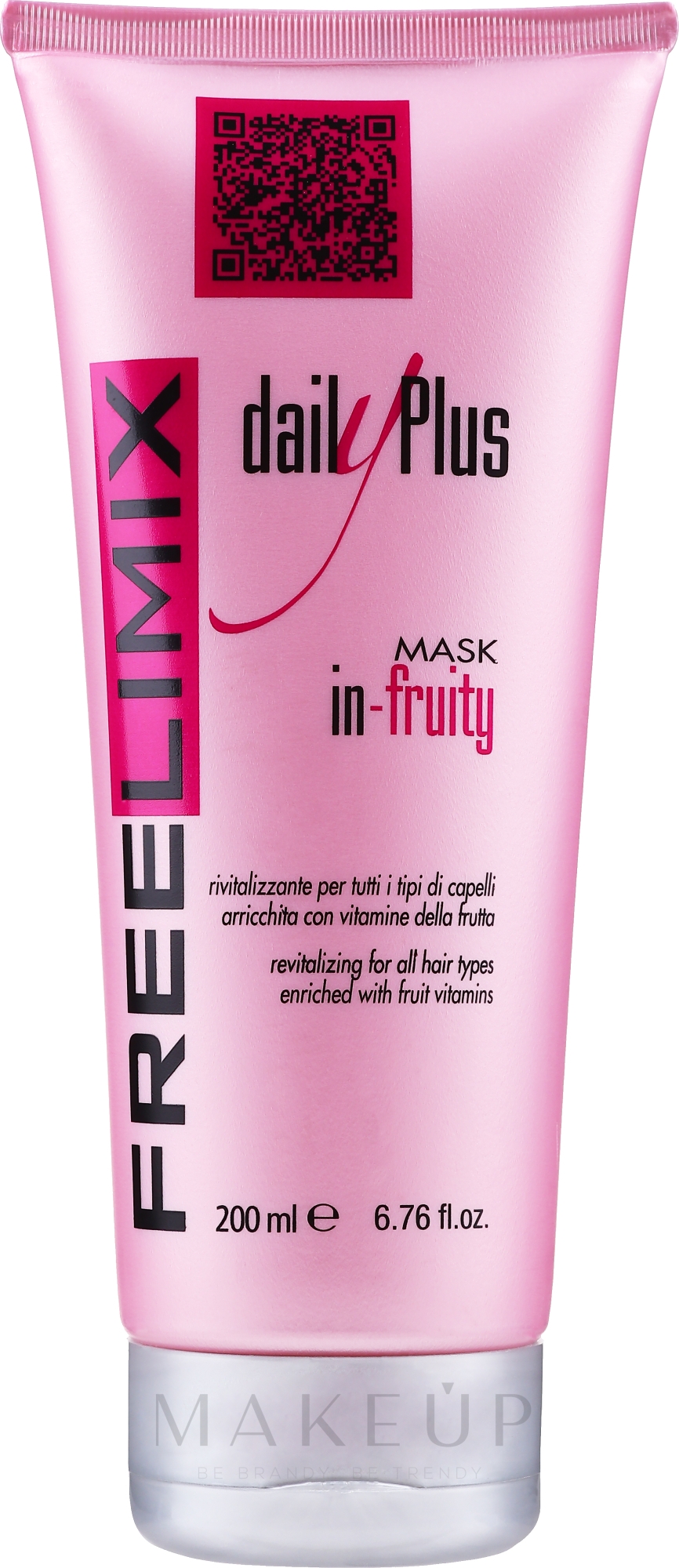 Revitalisierende Haarmaske - Freelimix Daily Plus Mask In-Fruit Revitalizing For All Hair Types — Bild 200 ml