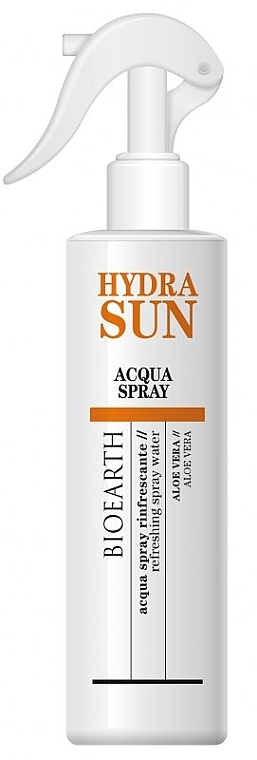 Erfrischendes Körperspray mit Aloe - Bioearth Hydra Sun Acqua Spray — Bild N1