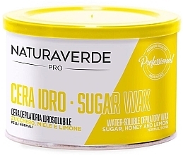 Warmes Enthaarungswachs in einer Dose - Naturaverde Pro Sugar Water-Soluble Depilatory Wax  — Bild N1