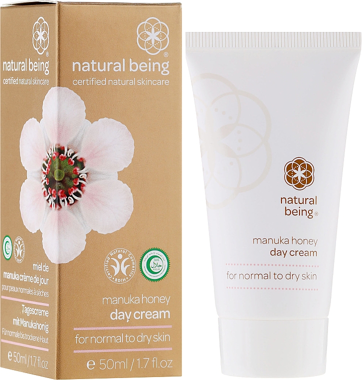 Tagescreme für normale und trockene Haut mit Honig - Natural Being Manuka Honey Day Cream — Bild N1