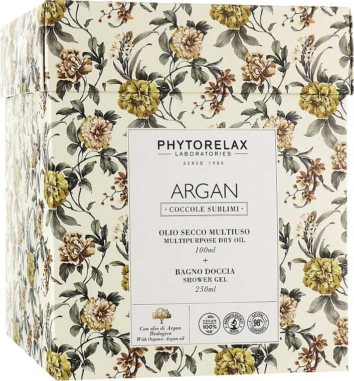 Körperpflegeset - Phytorelax Laboratories Argan (Duschgel 250ml + Trockenöl 100ml) — Bild N1