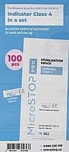 Düfte, Parfümerie und Kosmetik Sterilisationsbeutel (Papier, weiß) 100x200 mm 100 St. (mit Klasse-4-Indikator) - MicroSTOP PRO Sterilization Pouch With Indicator (Class 4) White