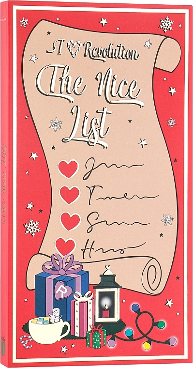 Lidschattenpalette - I Heart Revolution Nice List Eyeshadow Palette — Bild N2