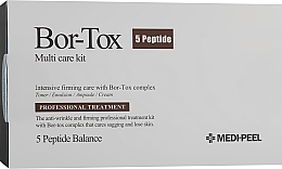 Düfte, Parfümerie und Kosmetik Set - Medi Peel Bor-Tox 5 Peptide Multi Care Kit (toner/30ml + emulsion/30ml + ser/30ml + cr/50g)