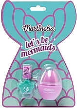 Set Meerjungfrau - Martinelia Let's Be Mermaids Nail & Lip Balm Duo (Nagellack 4ml + Lippenbalsam 1 St.)  — Bild N2