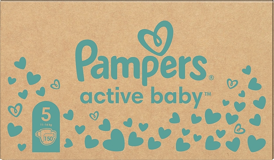Windeln Pampers Active Baby 5 (11-16 kg) 150 St. - Pampers — Bild N7
