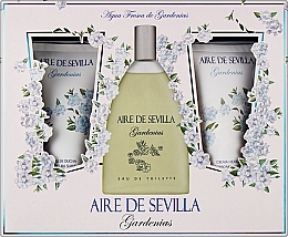 Düfte, Parfümerie und Kosmetik Instituto Espanol Aire De Sevilla Gardenias - Duftset (Eau de Toilette 150ml + Parfümierte Körpercreme 150ml + Duschgel 150ml)