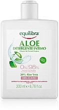 Sanftes Gel für die Intimhygiene mit Aloe Vera - Equilibra Aloe Gentle Cleanser For Personal Hygiene — Foto N3