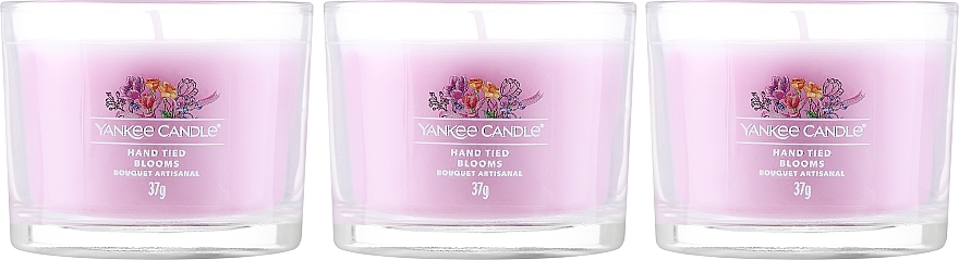 Set - Yankee Candle Hand Tied Blooms (candle/3x37g) — Bild N2