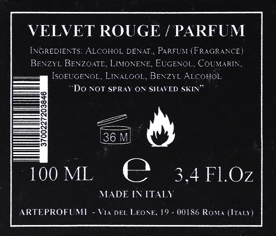 Arte Profumi Velvet Rouge - Parfum — Bild N3