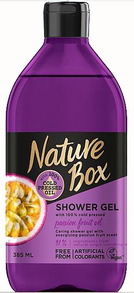 Duschgel mit Passionsfruchtöl - Nature Box Passion Fruit oil Shower Gel — Bild N1