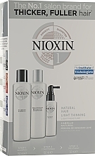 Haarset - Nioxin Hair System 1 Kit (Shampoo/150ml + Conditioner/150ml + Haarmaske/50ml) — Bild N1