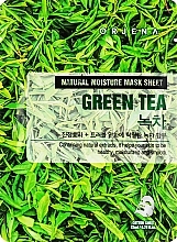 Düfte, Parfümerie und Kosmetik Tuchmaske für das Gesicht mit Grüntee-Extrakt - Orjena Natural Moisture Mask Sheet Green Tea