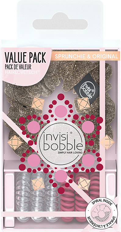 Haargummi-Set - Invisibobble British Royal Duo Queen For A Day — Bild N1