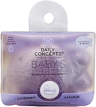 Waschlappen-Schwamm für Kinder Lavendel - Daily Concepts The Daily Baby Konjac Sponge Lavender — Bild N1