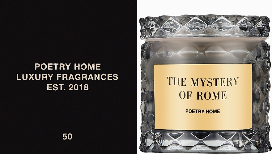 Poetry Home The Mystery Of Rome Candle - Duftkerze — Bild N2