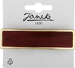 Automatische Haarspange JG45020G DBL 9x 2.5 cm braun - Janeke — Bild N1