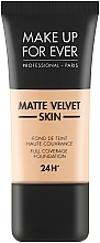 Düfte, Parfümerie und Kosmetik Langanhaltende mattierende Foundation - Make Up For Ever Matte Velvet Skin