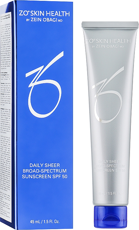 Sonnenschutzcreme für das Gesicht - Zein Obagi Zo Skin Health Oclipse Daily Sheer SPF 50 — Bild N1