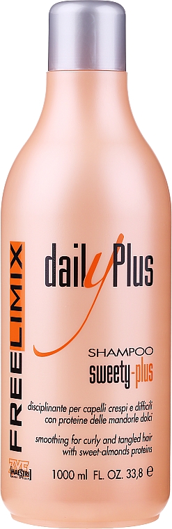 Glättendes Shampoo für lockiges Haar mit Süßmandelproteinen - Freelimix Daily Plus Shampoo — Bild N1
