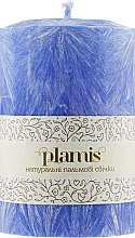 Düfte, Parfümerie und Kosmetik Dekorative Palmkerze blau - Plamis