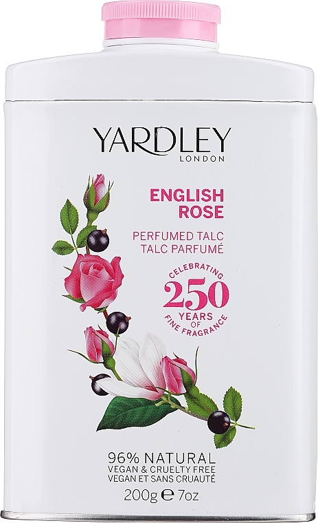 Parfümiertes Talkum mit Rosenduft - Yardley London English Rose Perfumed Talc Women — Bild N3