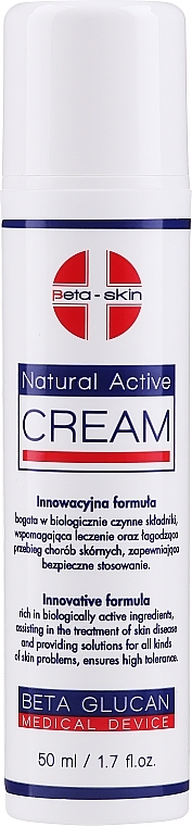 Tief feuchtigkeitsspendende, schützende und regenerierende Körpercreme für trockene und empfindliche Haut - Beta-Skin Natural Active Cream — Bild N3