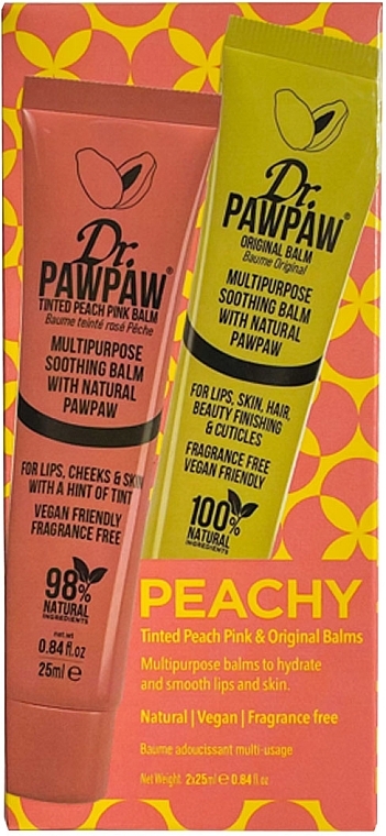 Set - Dr. Pawpaw Peachy Gift Set (l/balm/25ml*2) — Bild N1