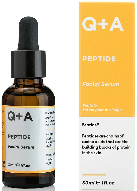 Gesichtsserum mit Peptiden - Q+A Peptide Facial Serum — Bild N2