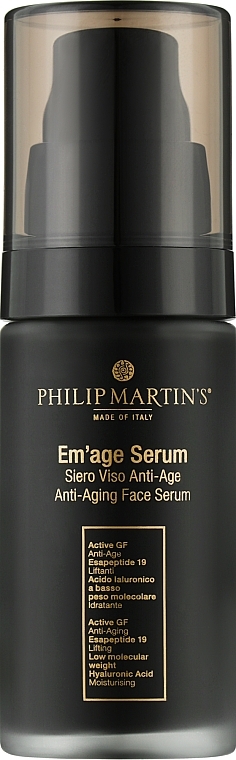 Anti-Aging-Serum für Gesicht und Dekolleté - Philip Martin's Em'age Serum Anti-Ageing — Bild N2