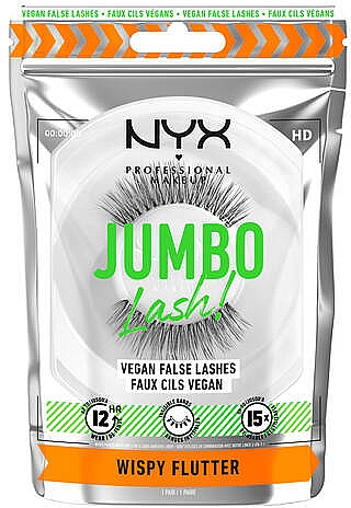 Falsche Wimpern - NYX Professional Makeup Jumbo Lash! Vegan False Lashes Wispy Flutter — Bild N1