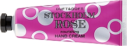 Düfte, Parfümerie und Kosmetik Luxuriöse pflegende Handcreme mit Rosen- und Kashmir-Duft - Duft & Doft Nourishing Hand Cream Stockholm Rose Rose Petal & Musk