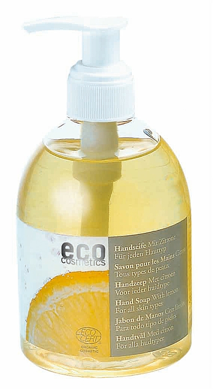 Flüssigseife mit Zitronenöl - Eco Cosmetics Eco Hand Soap With Lemon  — Bild N1