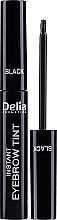 Düfte, Parfümerie und Kosmetik Express-Augenbrauenfarbe mit Arganöl - Delia Cosmetics Cream Eyebrow Expert Instant Eyebrow Tint