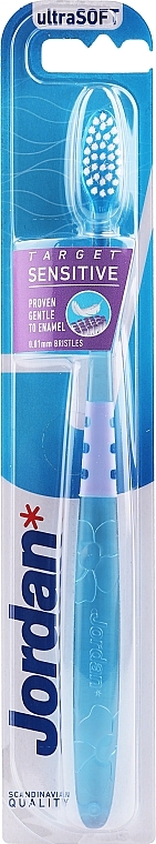 Zahnbürste ultra weich Target Sensitive hellblau - Jordan Target Sensitive Ultrasoft — Bild N1