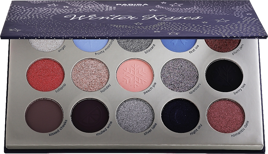 Lidschattenpalette mit 15 Farben - Parisa Cosmetics Winter Kisses Eyeshadow Palette — Bild N6