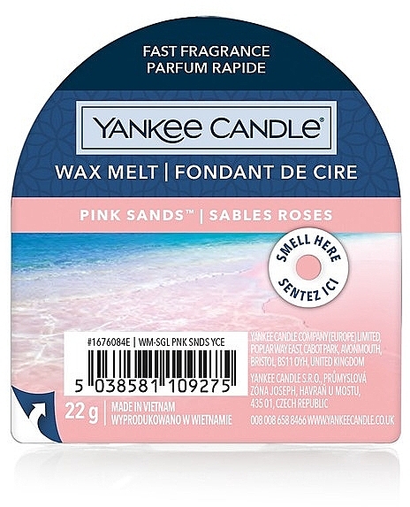 Duftwachs Pink Sands - Yankee Candle Pink Sands Wax Melt — Bild N1