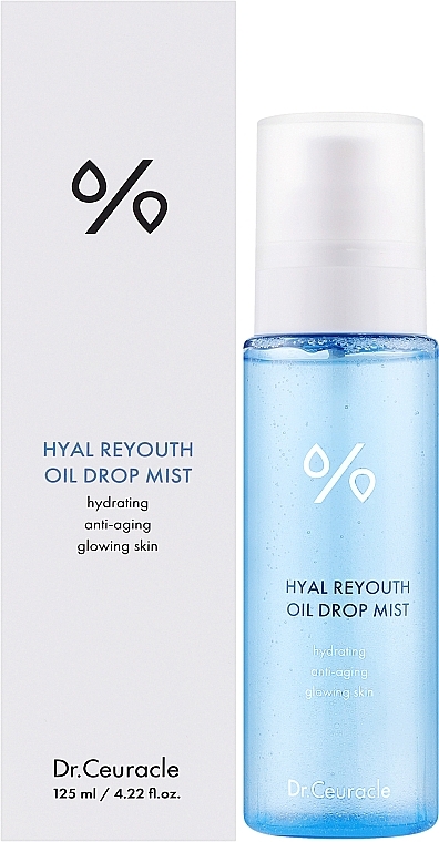 Zweiphasen-Feuchtigkeitsnebel mit Hyaluronsäure - Dr.Ceuracle Hyal Reyouth Oil Drop Mist — Bild N2