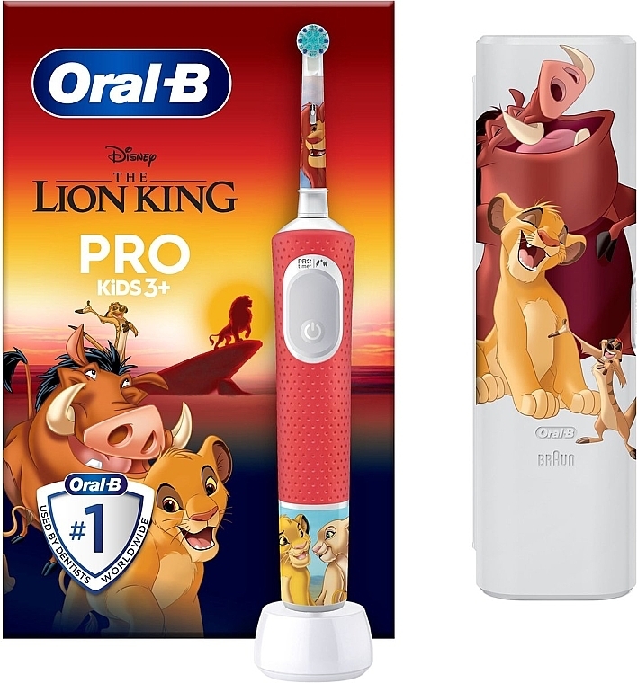 Elektrische Zahnbürste für Kinder mit Reiseetui, Der König der Löwen - Oral-B Pro Kids 3+ Disney Der König der Löwen — Bild N1