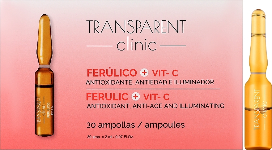 Gesichtsampullen mit Vitamin C - Transparent Clinic Ferulico +Vit C — Bild N1