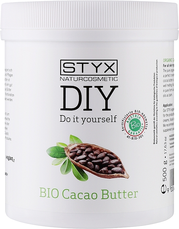 Organische Kakaobutter - Styx Naturcosmetic DIY Bio Cacao Butterr — Bild N1