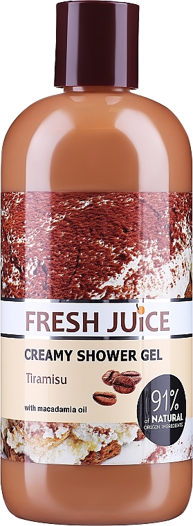 Creme-Duschgel mit Tiramisu - Fresh Juice Tiramisu Creamy Shower Gel — Bild N1