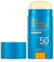 Sonnenschutzstick für das Gesicht - Scinic Enjoy Super Active Airy Sun Stick SPF50+ PA++++	 — Bild N1