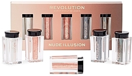 Pigment-Set - Makeup Revolution Pigment Collection Nude Illusion (eye/pigment/5pcs) — Bild N1