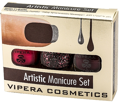 Nagellack-Set - Vipera Set Artistic Manicure (Nagellack 5,5mlx3)  — Bild N1