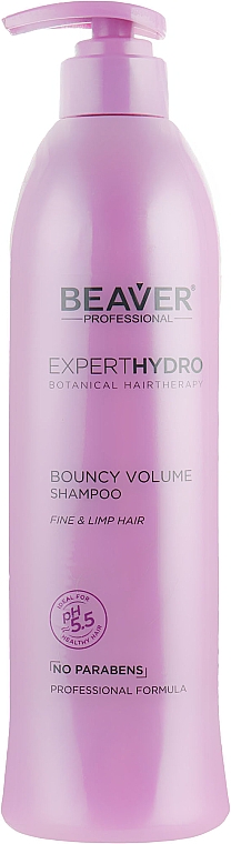 Volumengebendes Shampoo für dünnes und schwaches Haar - Beaver Professional Expert Hydro Bouncy Volume Shampoo — Bild N1